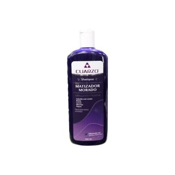 shampoo matizador morado 550ml. abrillanta y platina, neutraliza tonos amarillos