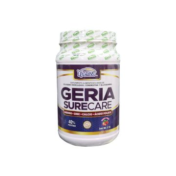 polvo geria surecare sabor fresa 1.100 kg hierro, zing, calcio, acido folico, suple. alim a base de colageno hidrolizado, condroitina y glucosamina 1x12 *