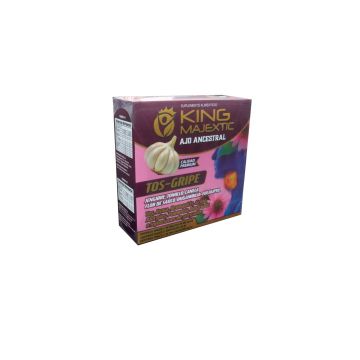 king majextic tos-gripe,  asma, tos , bronquitis, gripa, alergias, pulmonia, resfriado, infecciones de garganta.  1x48* f1-30 tbs  500mg, f2-120 ml f3-30 tbs
