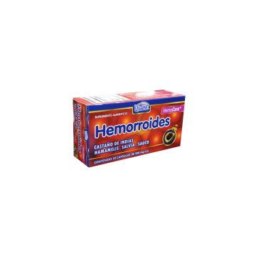CAPS. HEMORROIDES C/30 500 MG 1X120* Castaño de indias, Hamamelis, Salvia, Sauco
