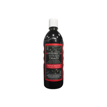 shampoo herbarico anticaida minoxidil, romero + espinosilla 600 ml.* 1x25