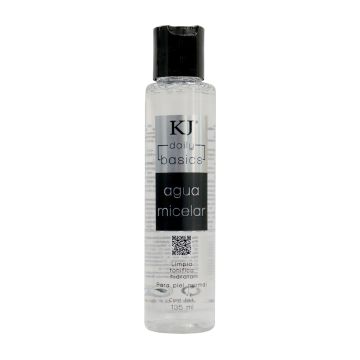 agua micelar 135 ml kj basics limpia, tonifica e hidrata para piel normal