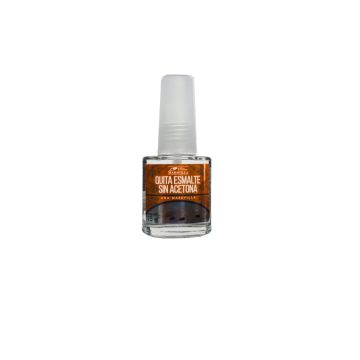 barniz quita esmalte sin acetona  15 ml* 1x24 remueve  y disuelve el esmalte de forma mas suave.