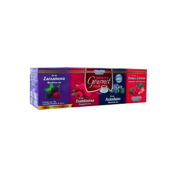 te gourmet plus c/60 zarzamora, frambuesa, arandano y fresa/cereza
