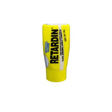 crema corporal para hombre retardin 35 gr. a base de , clavo, jengibre, canela y pimiento.