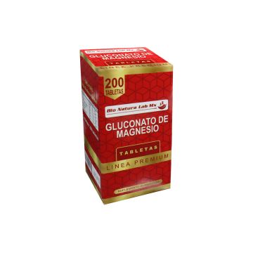 tbs. gluconato de magnesio c/200* 1x24