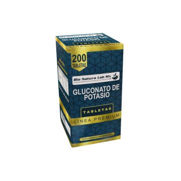 tbs. gluconato de potasio c/200* 1x24