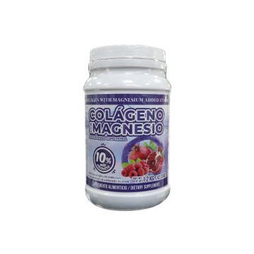 colageno hidrolizado con magnesio adicinoado con lisina 1.200 kg sabor granada/frambuesa*
