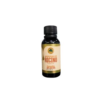 aceite puro de ricino comestible 100% natural 60 ml