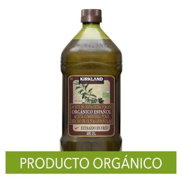 Kirkland Aceite De Oliva Organico Extra Virgen 2 Litros Prensado Frio