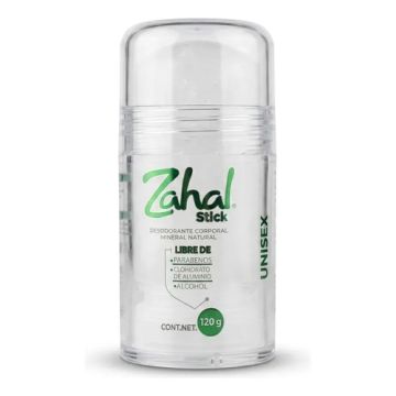 Desodorante Piedra De Alumbre Zahal Natural Stick 120 G Sin Aluminio Vegano