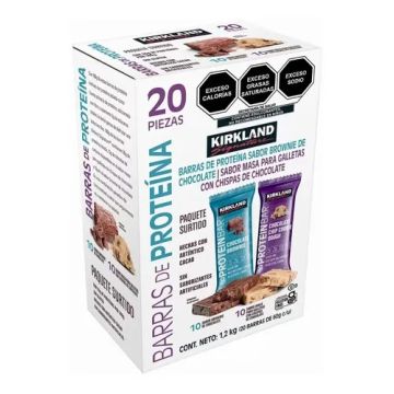 Barras De Proteína Kirkland Signature 20 Piezas De 60 Gr C/u