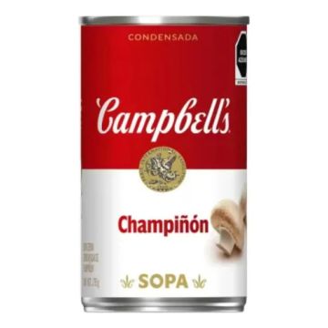 Crema De Champiñones Campbell's 4 Pzas De 735g
