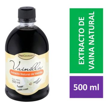 Extracto De Vainilla Pro Gourmet De Vainas Naturales 500ml