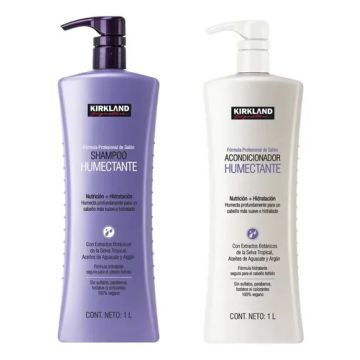 Kirkland, Shampoo Y Acondicionador Humectante, 1 Litro 