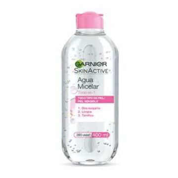 Agua Micelar Garnier, Todo En Uno, 400 Ml