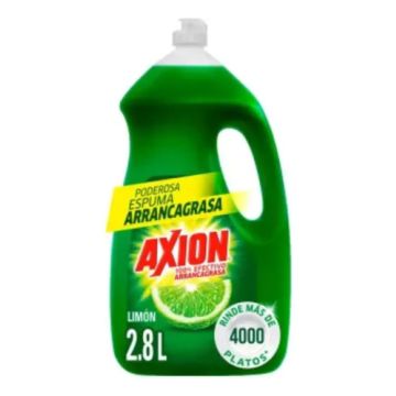 Lavatrastes Líquido Axion Limón 2.8 L