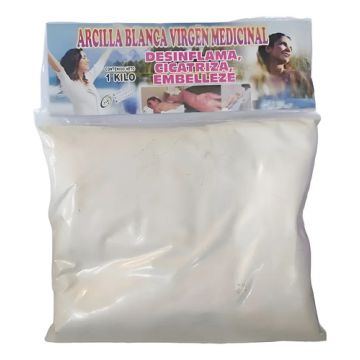 Arcilla Blanca Virgen - 1kg Normal