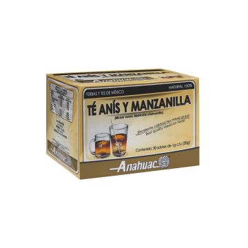 TE ANIS C/MANZANILLA C/30 BOLSAS
