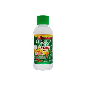 JARABE BRONCOLIN ETIQUETA VERDE C/PROPOLEO 140 ML.