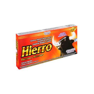 AMP. HIERRO SOLUCIÓN INGERIBLE C/10 AMP. DE 10 ML C/U. A BASE DE VITAMINAS, MINERALES, LEVADURA DE CERVEZA, ZANAHORIA, BETABEL Y L-LISINA.