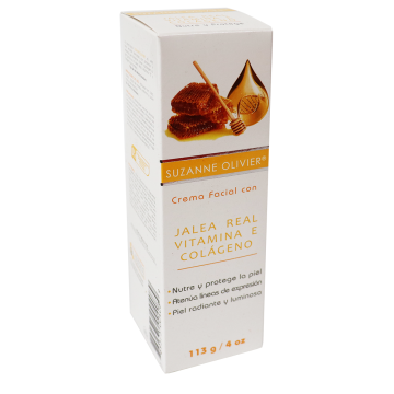 CREMA FACIAL C/JALEA REAL, VIT E Y COLÁGENO 113GR