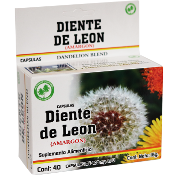 CAPS. DIENTE DE LEON C/ 40