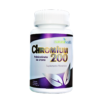CAPS. CHROMIUM 200 500MG. C/90