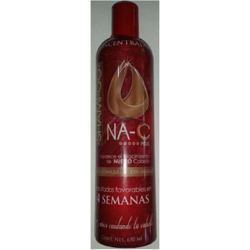 SHAMPOO NA C PLUS CONCENTRADO ROJO 650ML.
