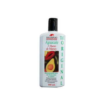 SHAMPOO CON  EXTRACTO DE AGUACATE Y HUESO DE MAMEY 550ML.