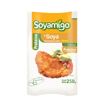 SOYAMIGO ALIMENTO DE SOYA SABOR BISTEC/MILANESA 250GR