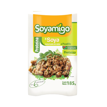SOYAMIGO ALIMENTO DE SOYA SABOR PICADILLO 185GR.