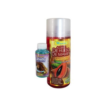 SHAMPOO ACEITE HUESO DE MAMEY 500ML.