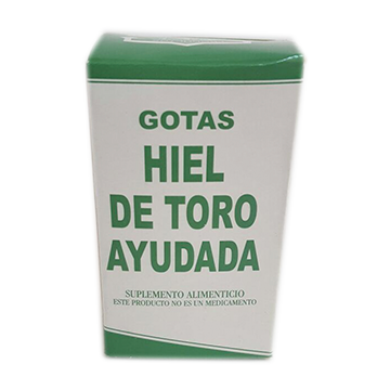 GOTAS HIEL DE TORO AYUDADA 15 ML