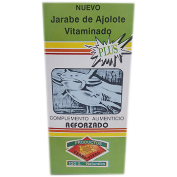 JARABE DE AJOLOTE VITAMINADO PLUS 180 ML.