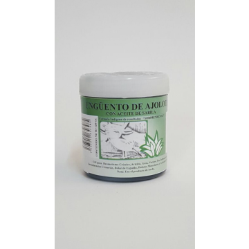UNGUENTO DE AJOLOTE CON ACEITE DE SÁBILA 120 GR .