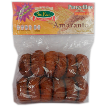 PANECILLOS INTEGRALES SIN AZUCAR DE AMARANTO