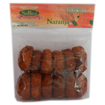 PANECILLOS INTEGRALES SIN AZUCAR DE NARANJA