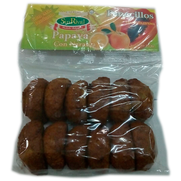 PANECILLOS INTEGRALES SIN AZUCAR DE PAPAYA CON NARANJA