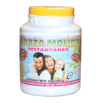 LINAZA MOLIDA INST. REFORZADA CON GINKGO BILOBA 500GR.
