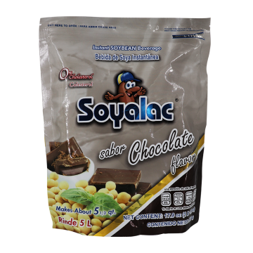 SOYALAC SABOR CHOCOLATE 500GR. bebida de soya instantanea