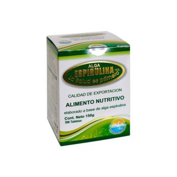TBS. ALGA ESPIRULINA C/300