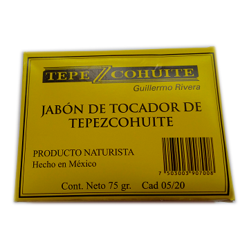 JABON DE TOCADOR DE TEPEZCOHUITE 75GR.