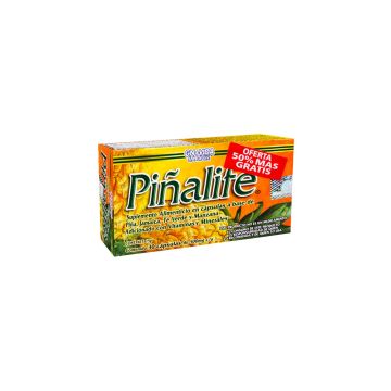 CAPS. PIÑALIFE C/30 DE 500 MG C/U + ¡OFERTA 50% MÁS GRATIS!. A BASE DE PIÑA, JAMAICA, TÉ VERDE, MANZANA, VITAMINAS Y MINERALES.