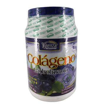 POLVO COLÁGENO HIDROLIZADO BEBIDA SABOR BLUE BERRY 1.100 KG