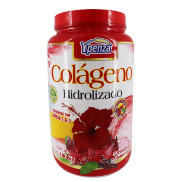 POLVO COLÁGENO HIDROLIZADO BEBIDA SABOR JAMAICA 1.100 KG