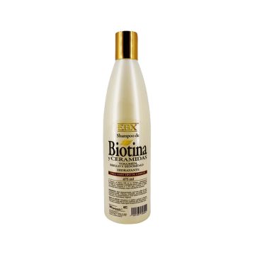 SHAMPOO DE BIOTINA Y CERAMIDAS EBX 475 ML