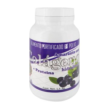 AMARANTO C/ COLAGENO HIDROL. +PROTEINA SABOR BLUEBERRY 1.5 KG