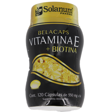 CAPS. VITAMINA E+BIOTINA C/120
