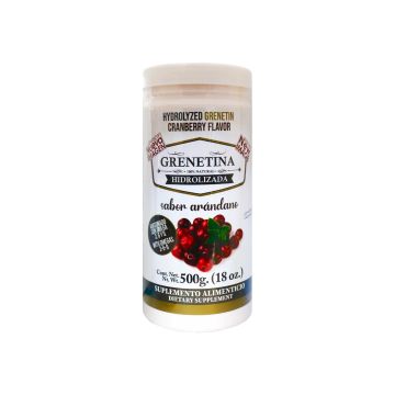 GRENETINA HIDROLIZADA SABOR ARANDANO 500 GRS.